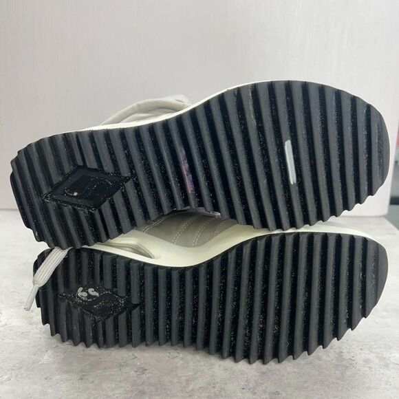 Skechers Uno W 177559 Gray Lace Up Mid Top Snow Boot Sneakers Womens Size 9 - Picture 7 of 10